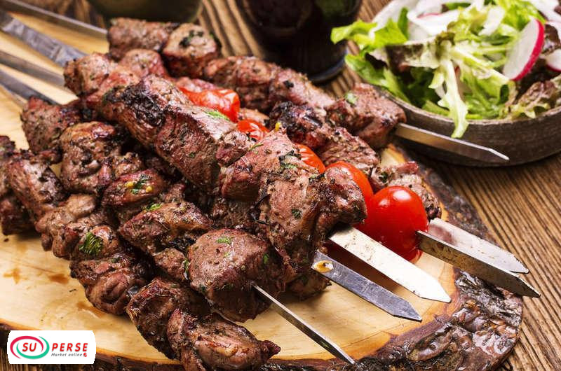 سیخ چنجه از جنس استیل - بسته 5 عددی