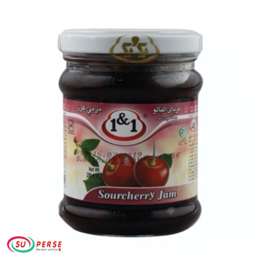 مربای آلبالو یک و یک - 350 گرم