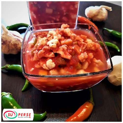 ترشی مخلوط تند یک و یک - 630 گرم