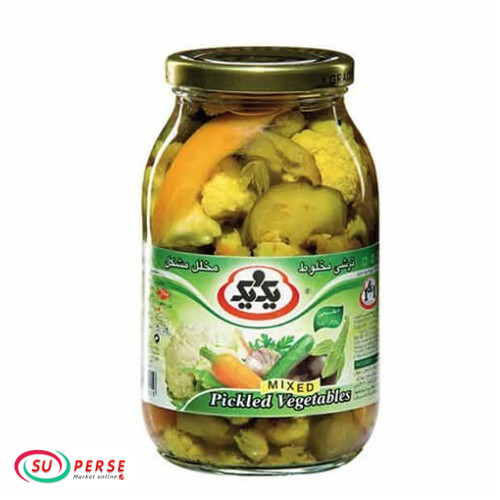 ترشی مخلوط یک و یک - 640 گرم