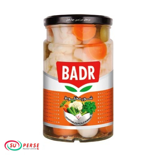 شور مخلوط بدر - 630 گرم