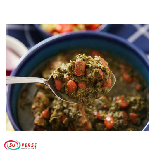 کنسرو قورمه سبزی با پروتئین گیاهی (بدون گوشت) هانی - 480 گرم