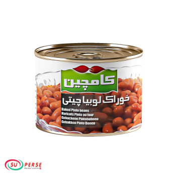 خوراک لوبیا چیتی کامچین - 480 گرم