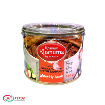 کنسرو قیمه بادمجان خانوم خانوما - 440 گرم